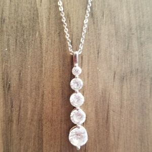 925 CZ Pendant Necklace